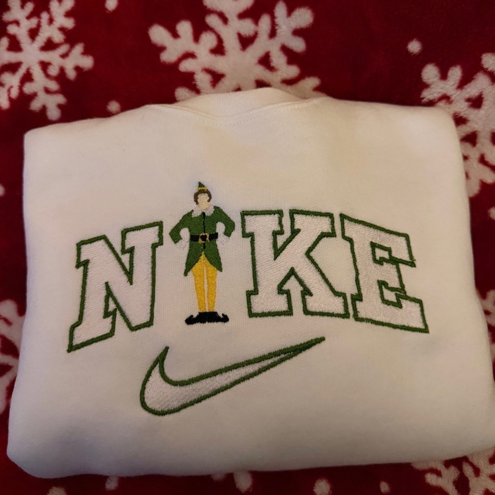 Nike Christmas Embroidered sweater
